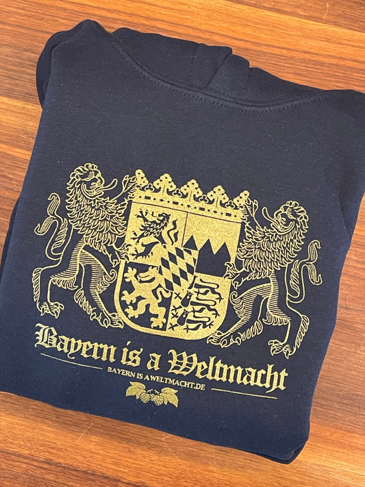 Bayern is a Weltmacht Kapuzenpulli für Kinder