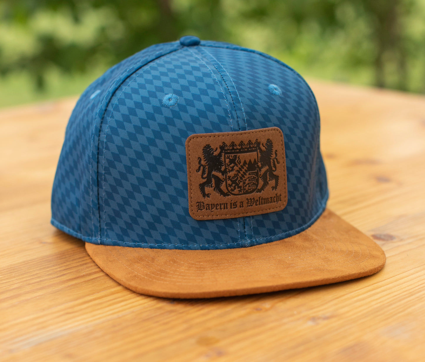 Wuidleder Cap, blau